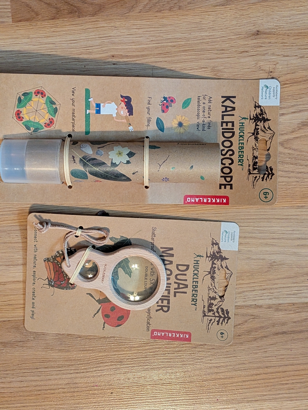 Huckberry Kids Kaleidoscope & Dual Magnifier Set - Tan